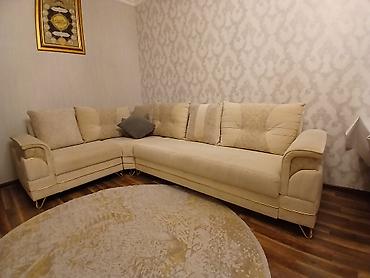 Divanlar: Künc divan, İşlənmiş, Açılan, Bazalı, Vеlur parça, Çatdırılma yoxdur — 2
