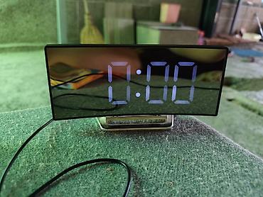 mod: Настольные электронные часы с зеркальным LED‑дисплеем - Крупные — 3