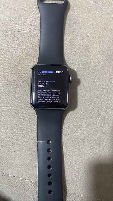 ios 8: Смарт‑часы Apple Watch (алюминий Space Gray) с черным спортивным — 6