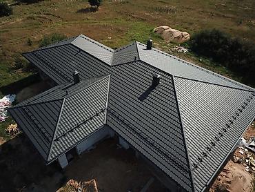 Кровля крыши: Крыша жабабыз бааржык турун профнастил жана металлочерепица сайдинг — 2