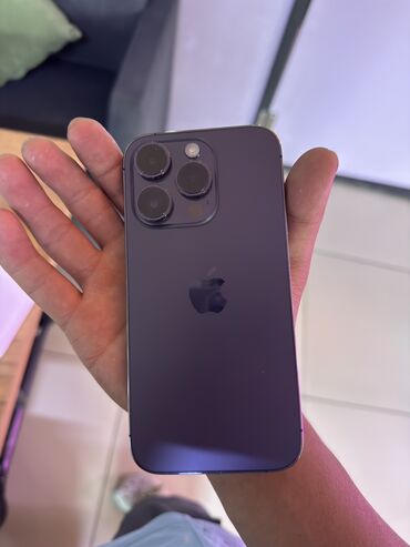 айфон 13 про макс не оригинал: IPhone 14 Pro, Колдонулган, Deep Purple, Каптама, Куту, 80 %
