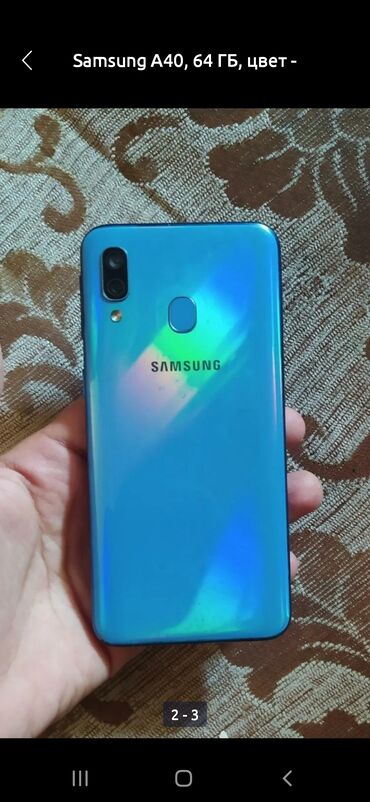 купить бу айфон: Samsung a 40 ala vaziyatda hec bir problemi yoxdur.edjge paneli var