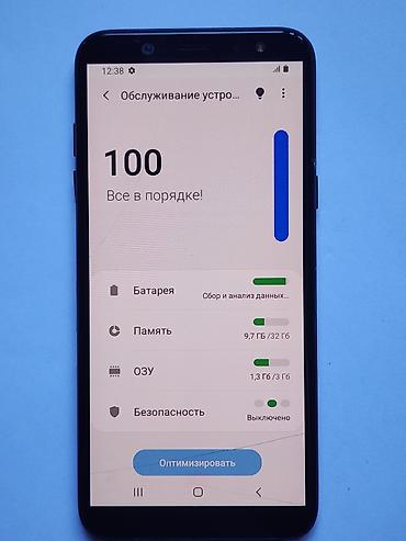 корпус бишкек: Samsung Galaxy A6, Колдонулган, 32 ГБ, түсү - Кара, 2 SIM — 8
