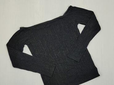Bluza, M (EU 38), wzór - Linia, kolor - Czarny