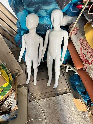 Manekenlər: Uşaq, Plastik, plastmas, Ağ — 2