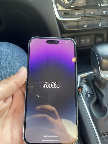 iphone 14 pro: IPhone 14 Pro, Б/у, 128 ГБ, Deep Purple, Защитное стекло, 80 % — 2