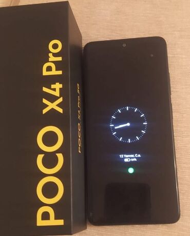poco x4 qiymeti: Poco X4 Pro 5G | İşlənmiş | 256 GB | rəng - Qara | Zəmanət, Sensor