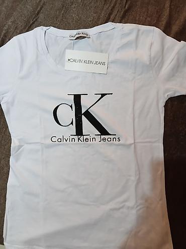 Calvin Klein Jeans ženska majica kratkih rukava - Model: klasična — 3