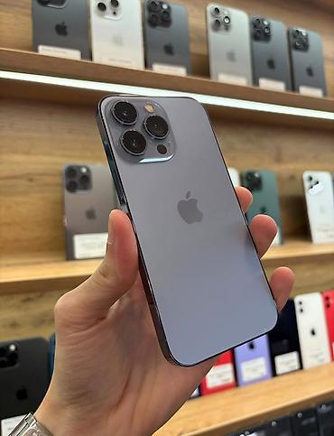 14 pro kabro: IPhone 13 Pro, 128 GB, Sierra Blue, Zəmanət, Simsiz şarj, Face ID — 1