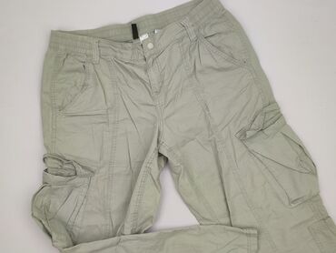 spodnie z zapięciem na nogawkach: H&M Divided, Spodnie cargo damskie, rozmiar L