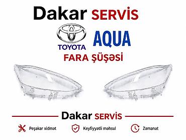 Ehtiyat hissələri: Toyota Aqua üçün ön fara şüşəsi - Model uyğunluğu: Toyota Aqua - — 1