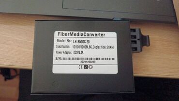 Haima: Media konverter 10/100/1000 MB Cütlifli tək 35, iki ədəddir, ikisini