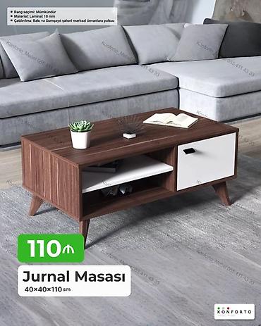 masa kafe: Düz masa, Açılmayan, Təkərsiz, Sadə laminat, Zəmanətsiz, Pulsuz quraşdırılma — 1