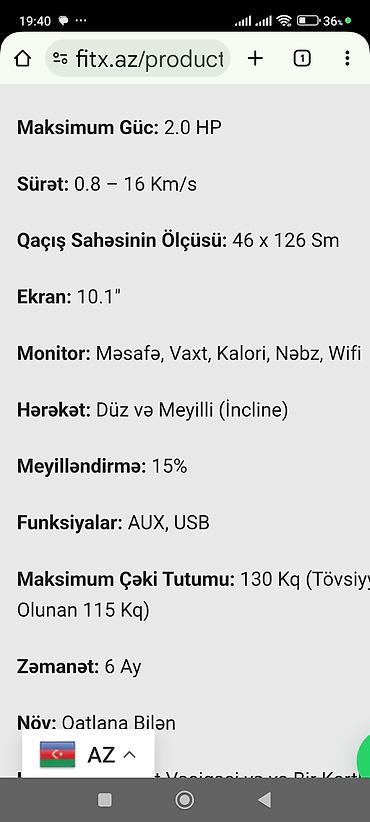 cardio: Trenajor çox yaxşı vəziyyətdədir.baha alinib.KLN Cardio S900DS TV — 6
