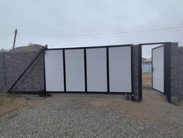 Откатные ворота: ВОРОТА | ДАРБАЗА Все виды автоматических ворот! Откатные ворота — 2