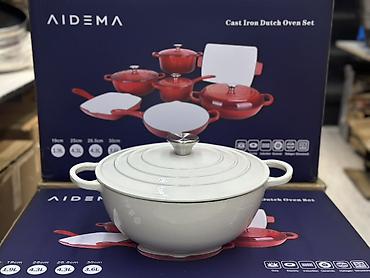aidema: Набор чугунной посуды AIDEMA — Cast Iron Dutch Oven Set — 3