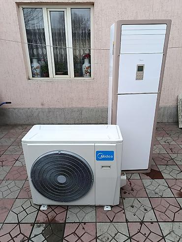 Сплит-система, Midea, Б/у, Более 100 м², Классический