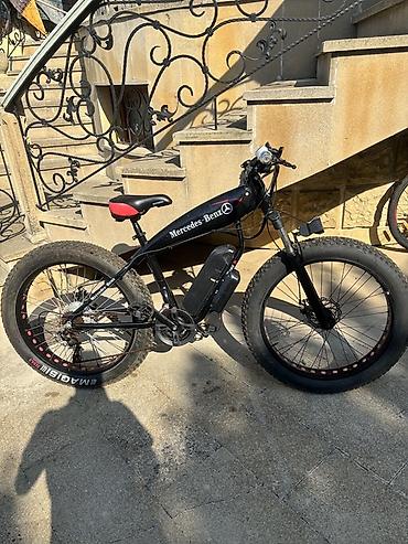 İşlənmiş Elektrik velosipedi 26", sürətlərin sayı: 12, 500-750 Vt, Ünvandan götürmə