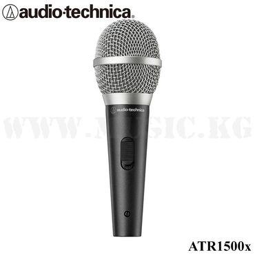 Динамики и музыкальные центры: Динамический микрофон Audio-Technica ATR1500X Вокальный микрофон