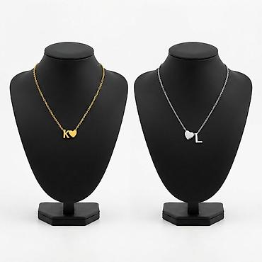 Цепочка чынжыр мончок унисекс Ц, подвеска с буквой (индивидуальной