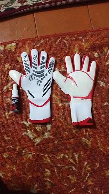 обувь для охоты: Вратарские перчатки Adidas Predator + спрей для ухода размер:7 - — 1