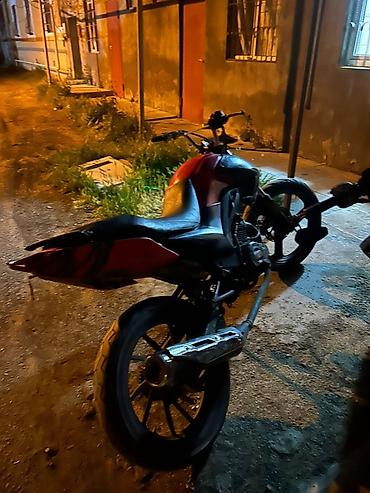 rks moped: Sənədsizdi! Moped/motosiklet – küçə/siti üslublu, qırmızı-qara rəng — 1