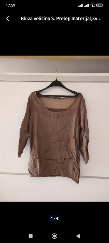 ženske košulje zara: Aclima, S (EU 36), Viscose, Single-colored, color - Brown