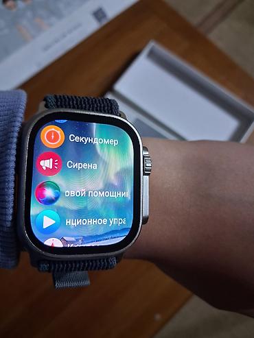 Башка акылдуу сааттар: Смарт часы HK 9 ULTRA 2 (реплика Apple Watch Ultra 2) - Измерение — 8