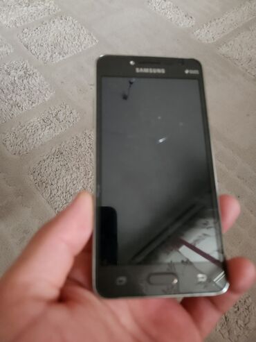 телефон самсунг j2: Samsung Galaxy J2 Prime, Колдонулган, 16 GB, түсү - Саргыч боз, 2 SIM