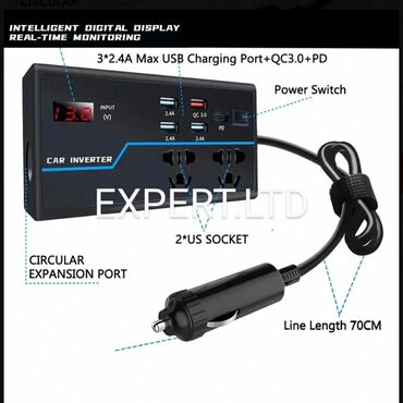 İnverterlər: Yeni Inverter, 100-300 Vt, 12 - 220 volt, Rayonlara çatdırılma — 7