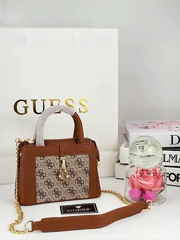 Torbe: GUESS ženska torbica – mini satchel/kamer torba sa lancem - Model — 3