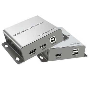 Foto və video aksesuarları: Lan+usb 60metr üçün extender. Görüntü ilə birlikdə mouse-ni də ötürmək