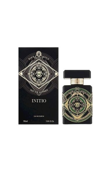 Initio brendi tərəfindən istehsal olunan qara rəngli OUD FOR HAPPINESS