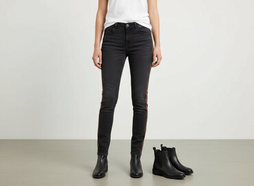 guess oversized t shirty: DENIM JEANS, Jeansy damskie, rozmiar M
