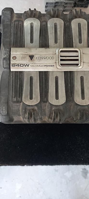 kenwood: Автомобильный сабвуфер Pioneer в корпусе + усилитель Kenwood - — 2
