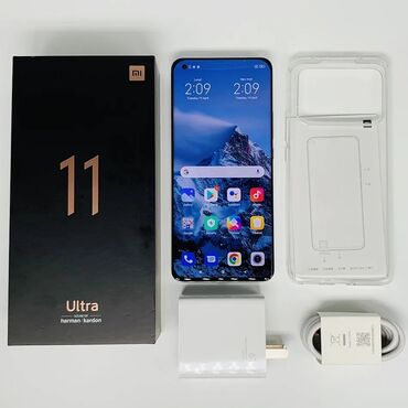 xiaomi 12 qiymeti: Xiaomi Mi 11 Ultra | 256 GB | rəng - Qara 
 | Zəmanət, Sensor, Barmaq izi