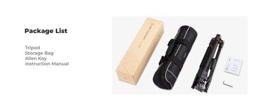 Другие аксессуары для фото/видео: Профессиональный видеоштатив K&F Concept (KF09.136) имеет — 3