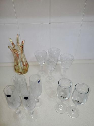 для виски: Набор стеклянных стаканов Hennessy + хрустальные салатники - 2 — 6