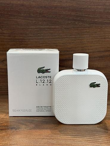Оригинал🐊 Lacoste L.12.12 Blanc Eau de Toilette, 100 мл (3.3 fl. oz.) at lalafo.kg Оригинал🐊 Lacoste L.12.12 Blanc Eau de Toilette, 100 мл (3.3 fl. oz.)