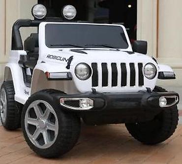 Sve za decu: Električni dečji džip – beli off-road model sa 2 sedišta - — 8