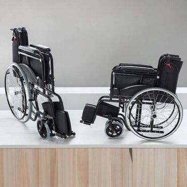 Tibbi avadanlıq: Yığcam və funksional əlil arabası - Yüngül, dayanıqlı metal çərçivə -