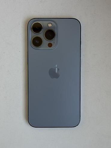 IPhone 13 Pro, Б/у, 128 ГБ, Blue Titanium, Чехол, 77 % at lalafo.kg IPhone 13 Pro, Б/у, 128 ГБ, Blue Titanium, Чехол, 77 %