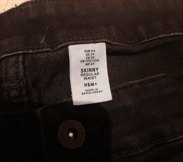 Farmerke: H&M skinny farmerke 54 org Odlične uske tegljive farmerke crni — 8
