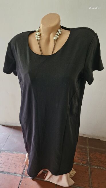 svečane crne haljine: Esmara XL (EU 42), color - Black, Cocktail, Short sleeves