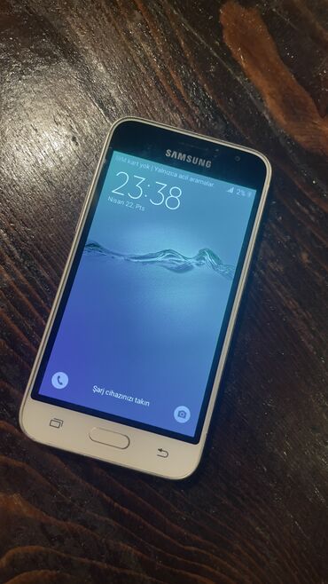 samsung j1 2016 ekran: Samsung Galaxy J1 2016, 8 GB, rəng - Ağ, Sensor, İki sim kartlı