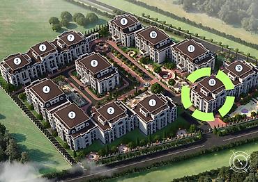 sky park: 3 комнаты, 110 м², АУЦА Элитка, 3 этаж, ПСО (под самоотделку) — 4