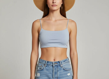 czerwone t shirty levis: Bershka, Топ жіночий, розмір M