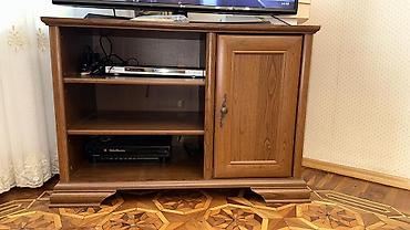 TV altlığı: Klassik üslubda TV stendi / media dolabı çox az istifadə olunub.Real — 1