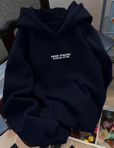 PREST STUDIOS “Everyday Attire” hoodie - Rəng: tünd göy/qara ton lalafo.az -da PREST STUDIOS “Everyday Attire” hoodie - Rəng: tünd göy/qara ton