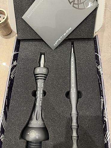 maqqaş: Kalyán dəsti – kosmik dizaynlı premium model Komplekt: - Mat qara — 4